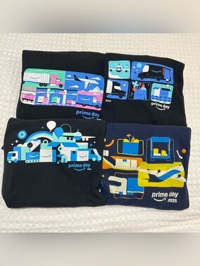 2022-2025 Amazon Prime Day Employee T-Shirt Lot-Annual Prime Day Event Tee (XL)